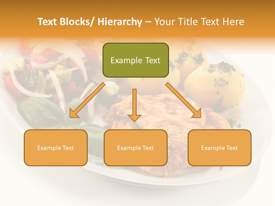 White Tomato Fillet PowerPoint Template