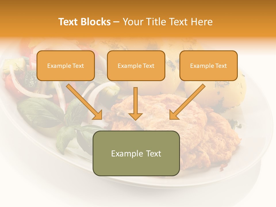 White Tomato Fillet PowerPoint Template