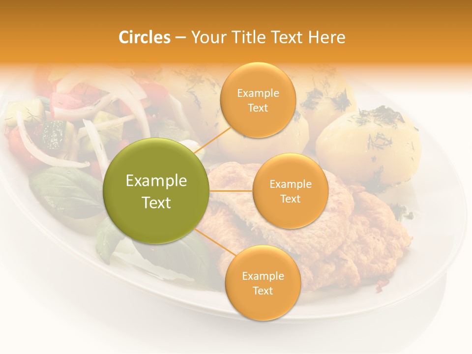 White Tomato Fillet PowerPoint Template