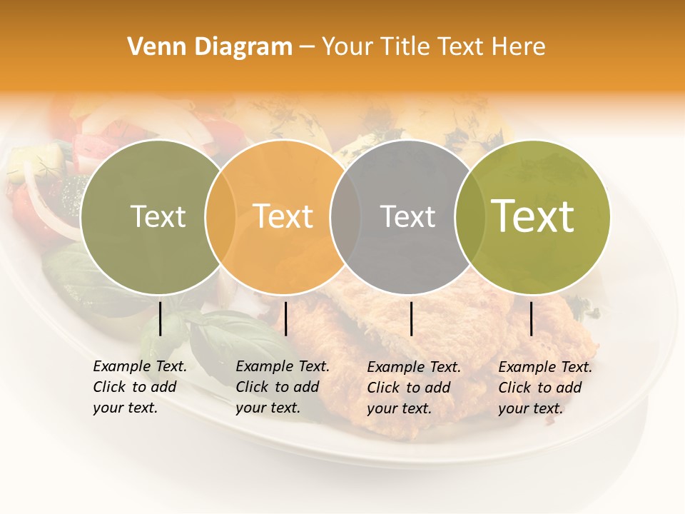 White Tomato Fillet PowerPoint Template