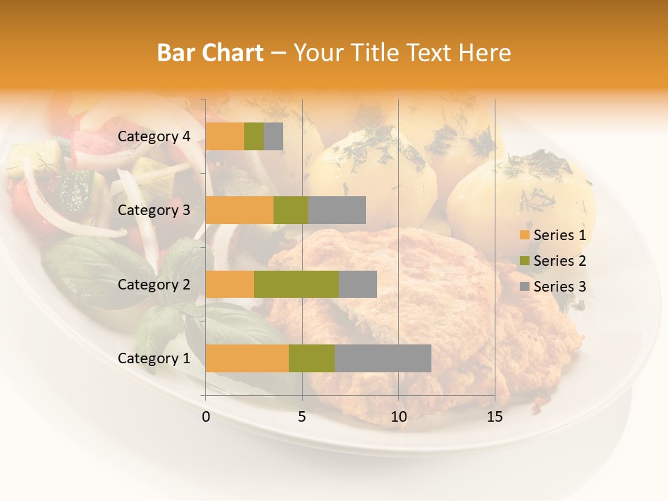 White Tomato Fillet PowerPoint Template