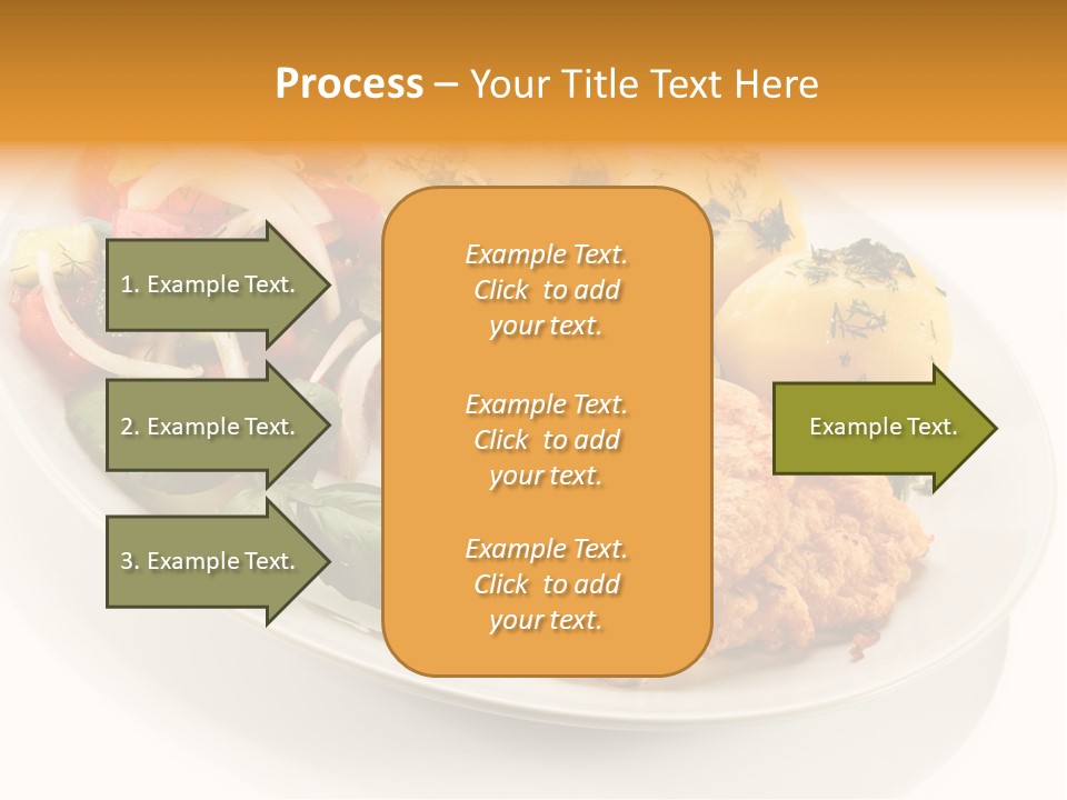 White Tomato Fillet PowerPoint Template