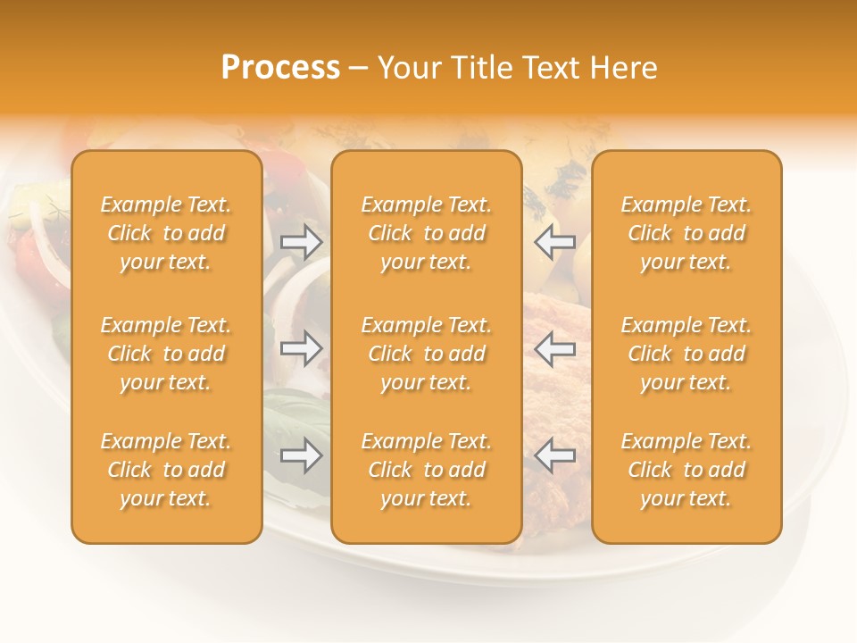 White Tomato Fillet PowerPoint Template