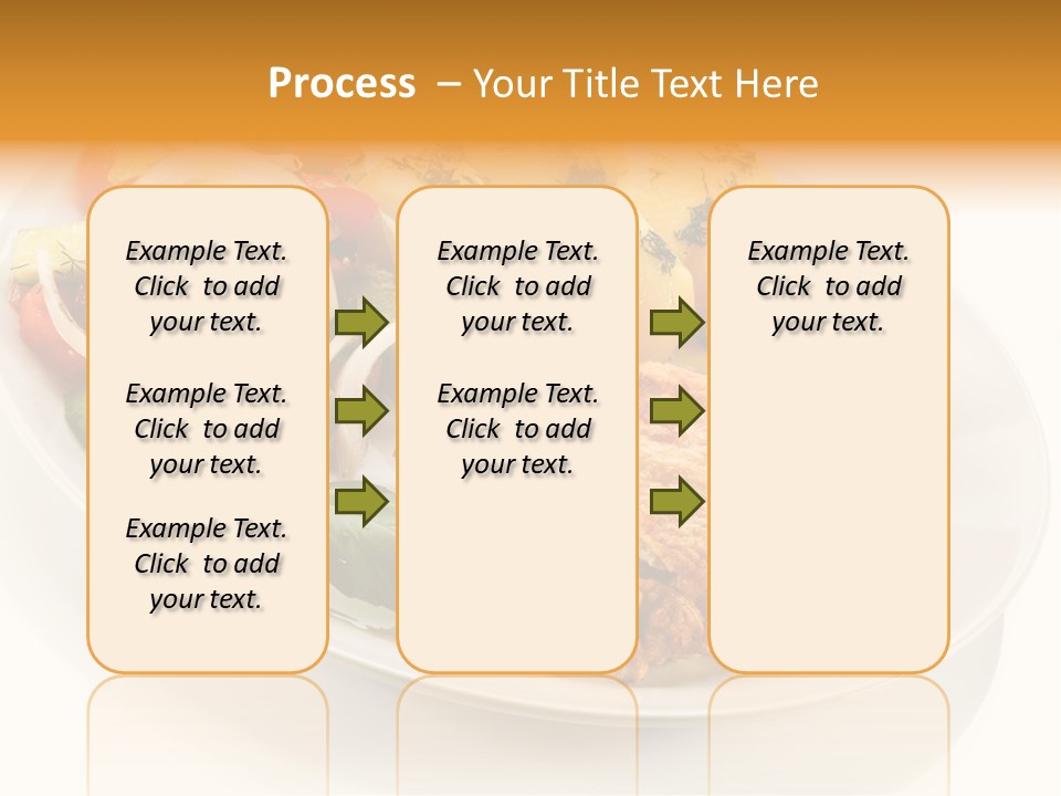 White Tomato Fillet PowerPoint Template