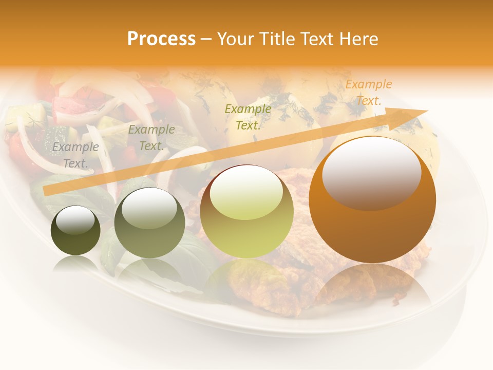 White Tomato Fillet PowerPoint Template