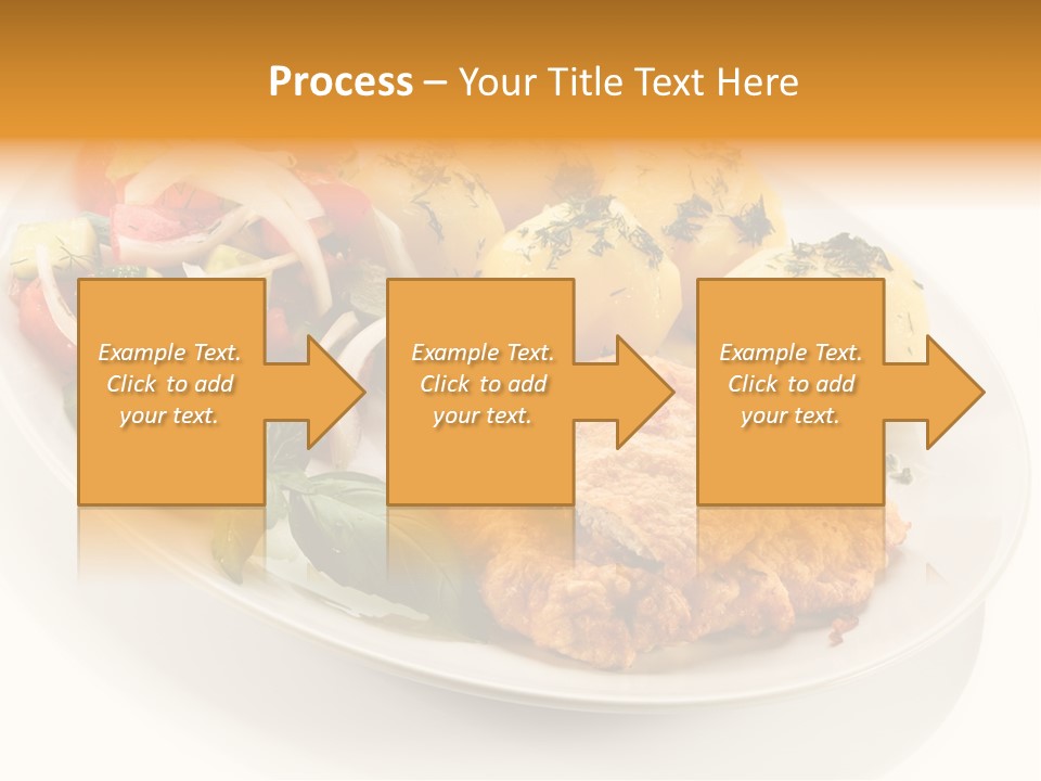 White Tomato Fillet PowerPoint Template