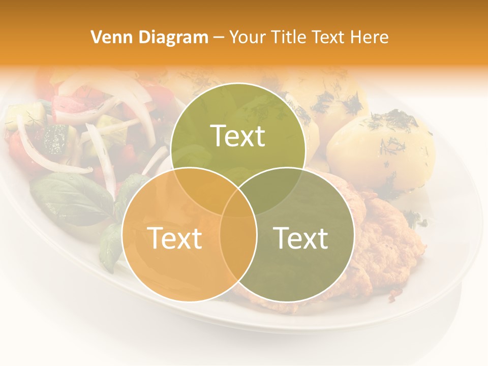 White Tomato Fillet PowerPoint Template