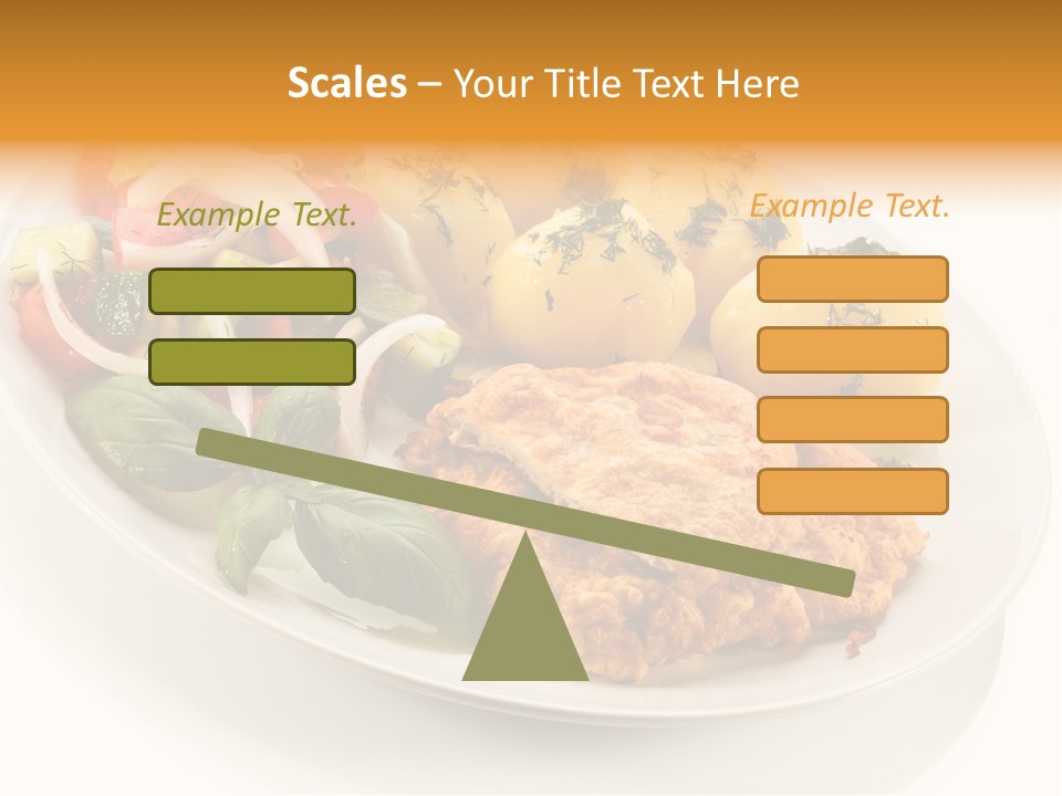 White Tomato Fillet PowerPoint Template