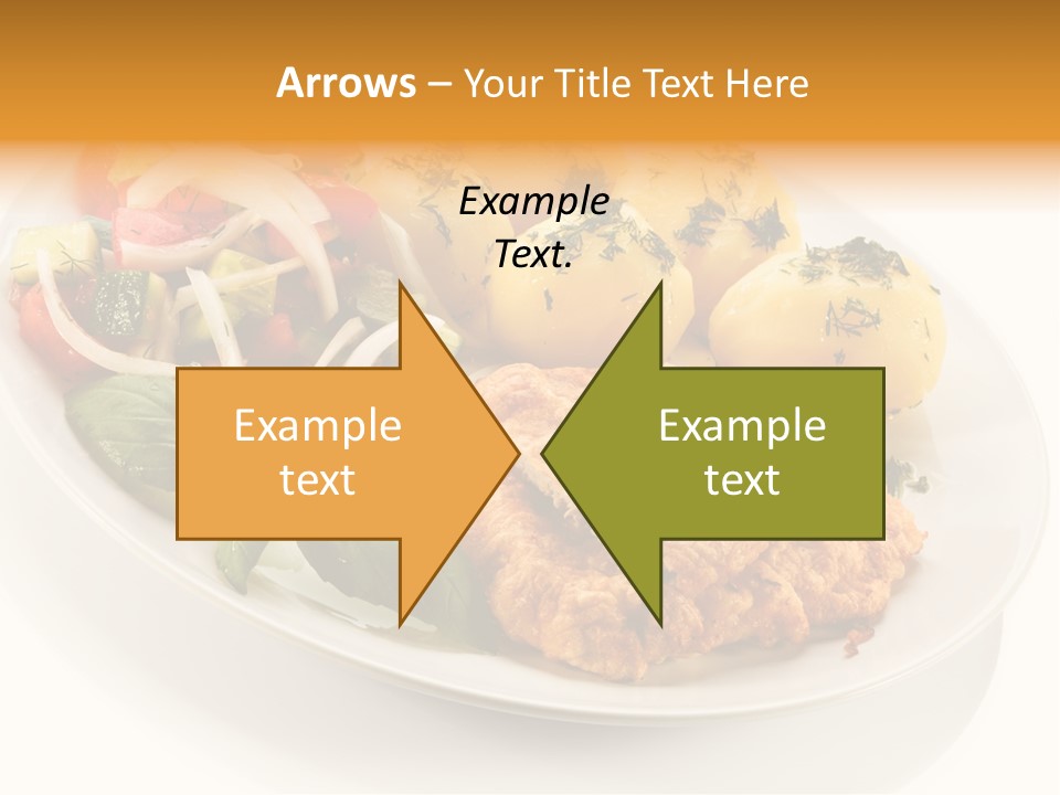 White Tomato Fillet PowerPoint Template