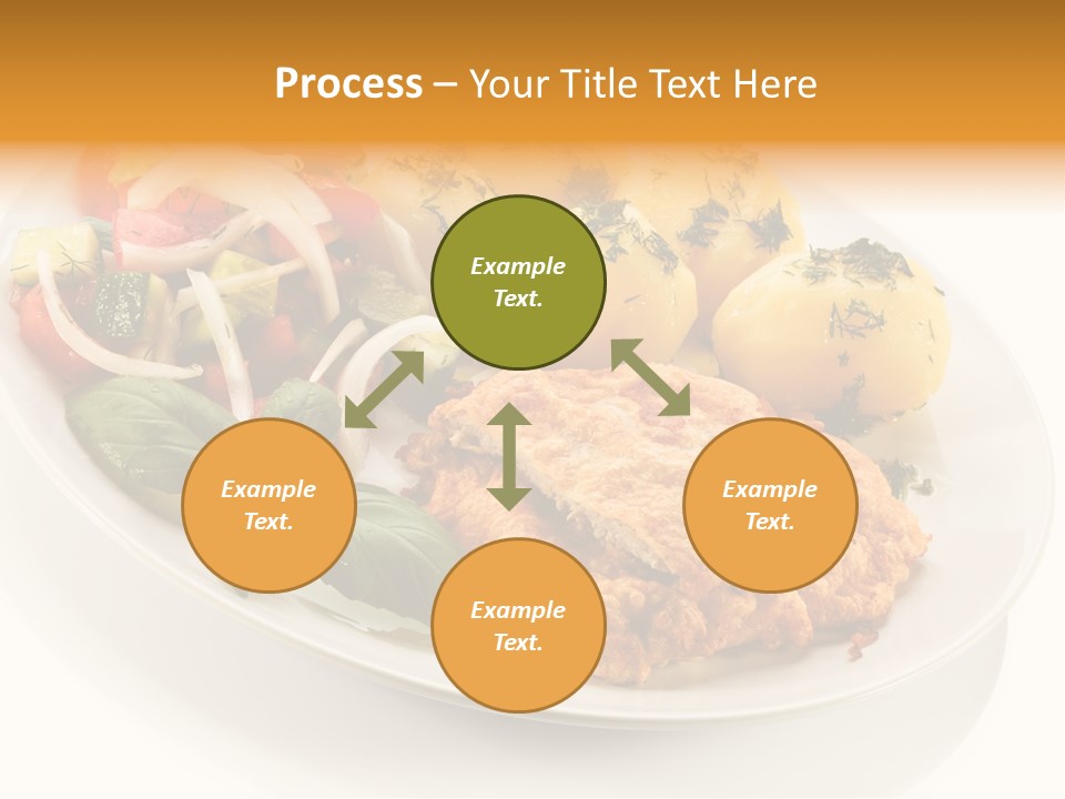 White Tomato Fillet PowerPoint Template