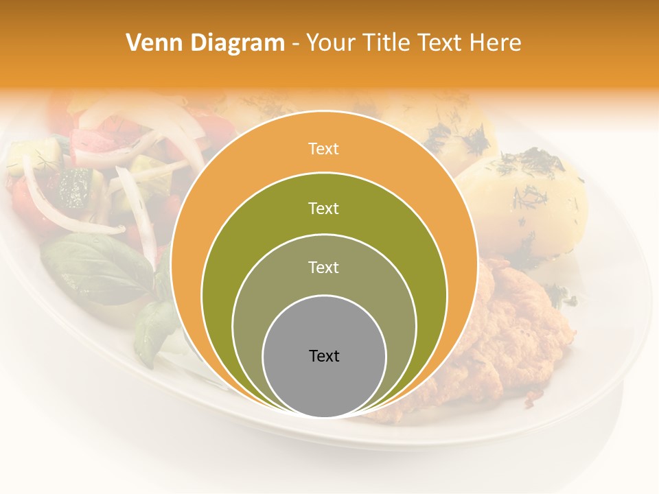 White Tomato Fillet PowerPoint Template