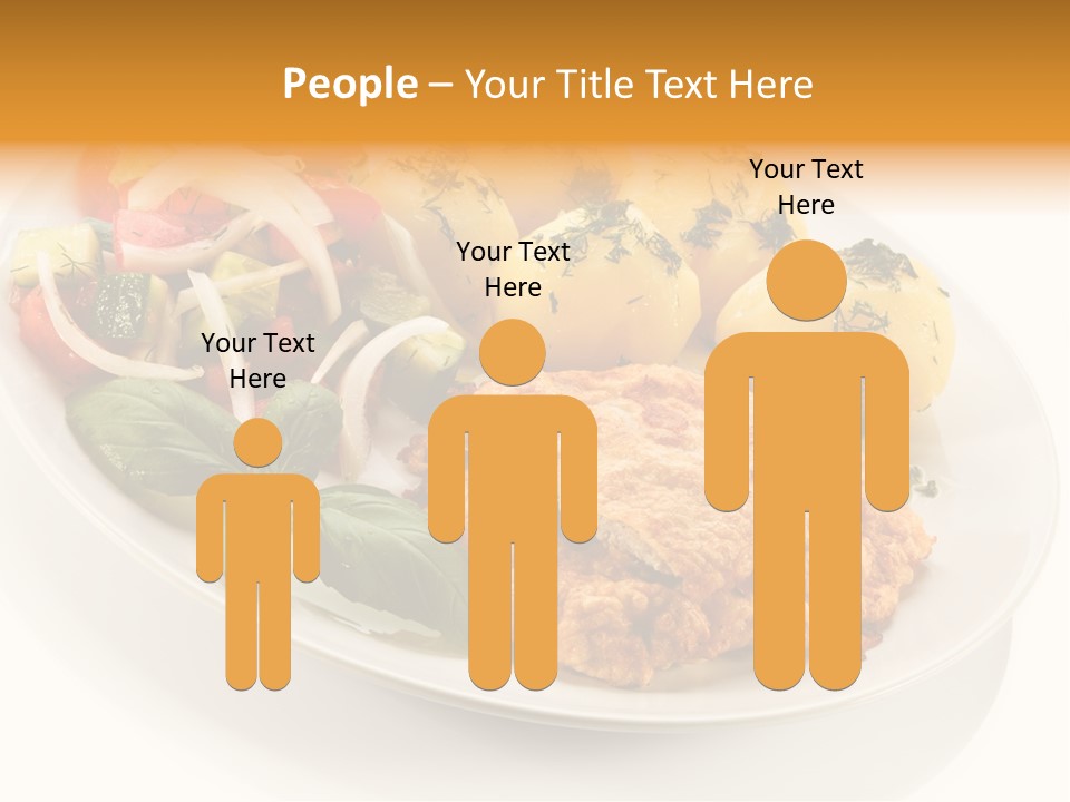 White Tomato Fillet PowerPoint Template