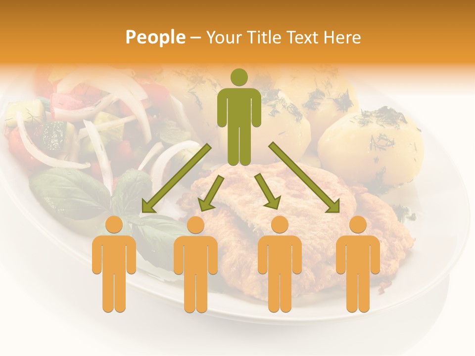 White Tomato Fillet PowerPoint Template