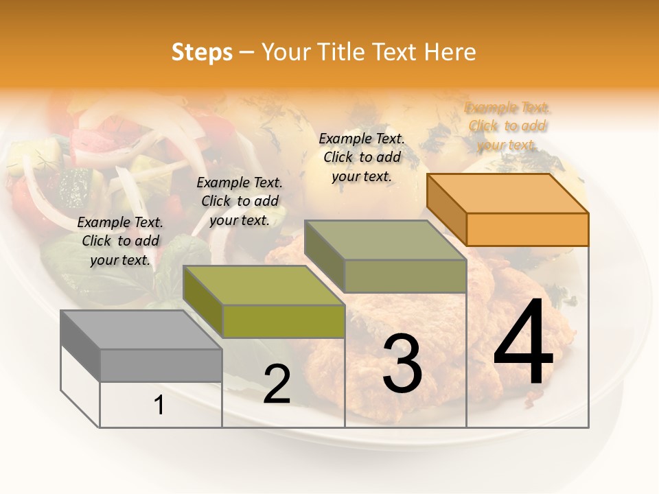 White Tomato Fillet PowerPoint Template