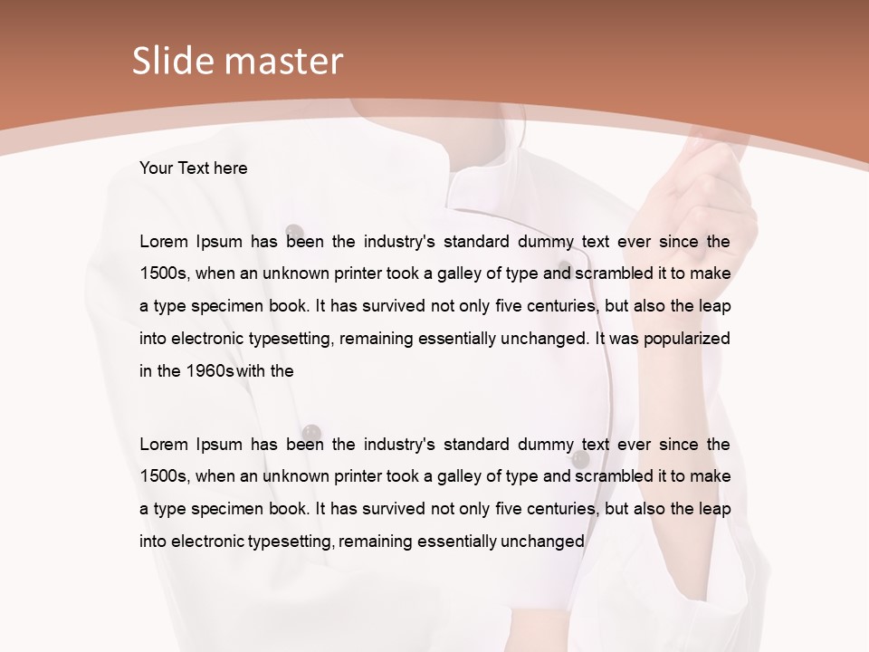 Appetite Gourmet Spoon PowerPoint Template