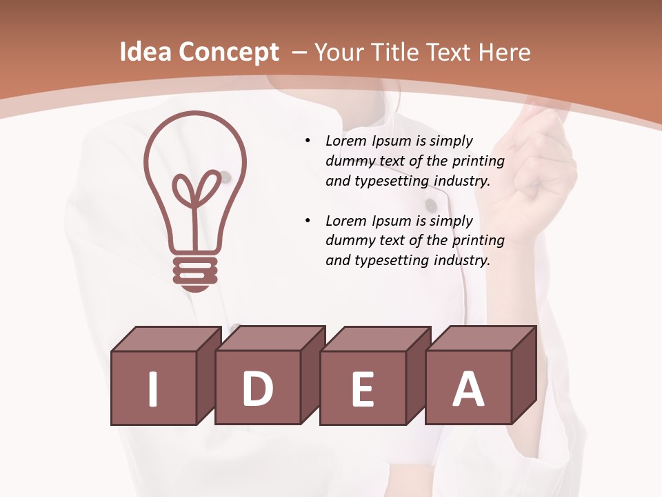 Appetite Gourmet Spoon PowerPoint Template