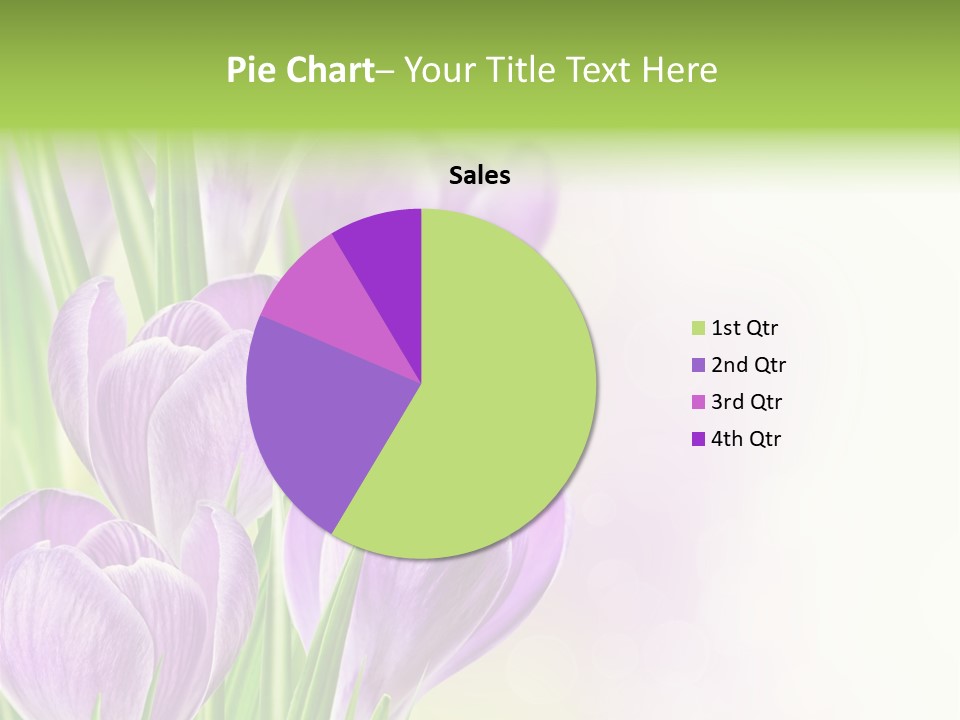 Feminine Plant Floral PowerPoint Template