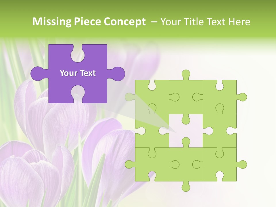 Feminine Plant Floral PowerPoint Template