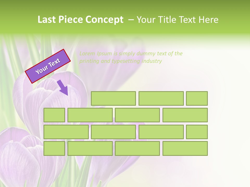 Feminine Plant Floral PowerPoint Template