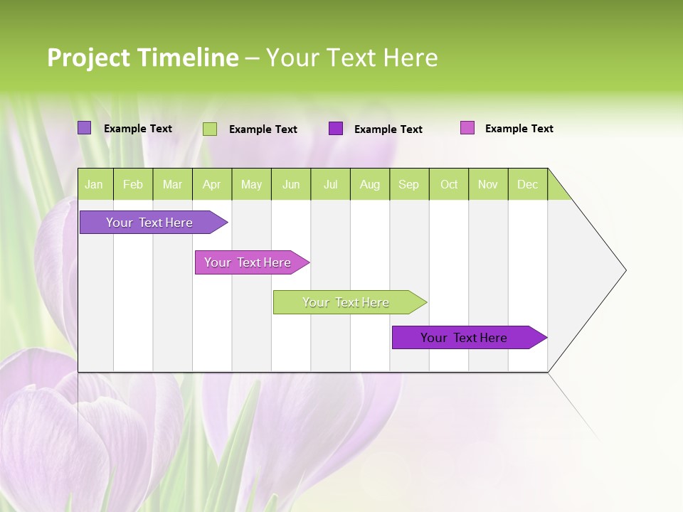 Feminine Plant Floral PowerPoint Template