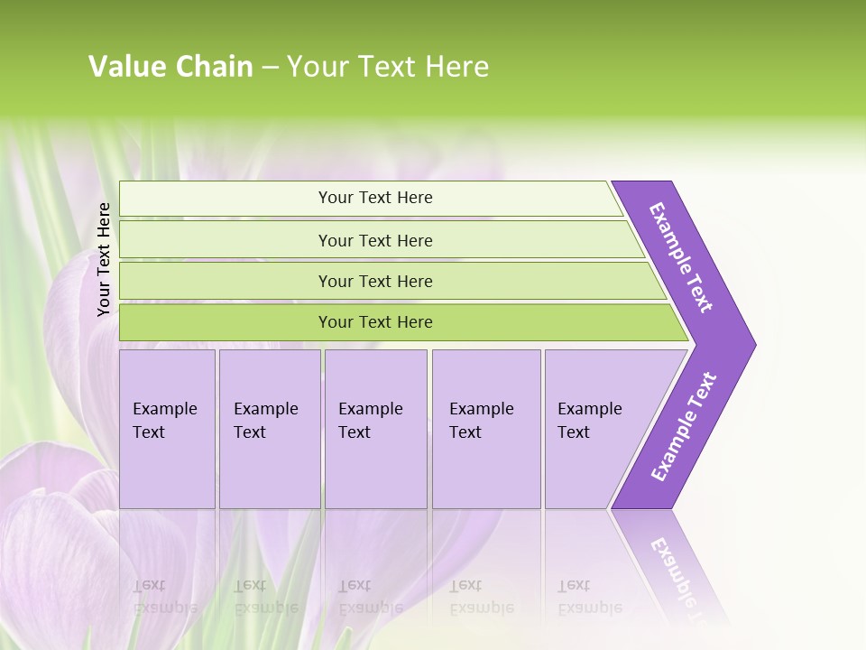 Feminine Plant Floral PowerPoint Template