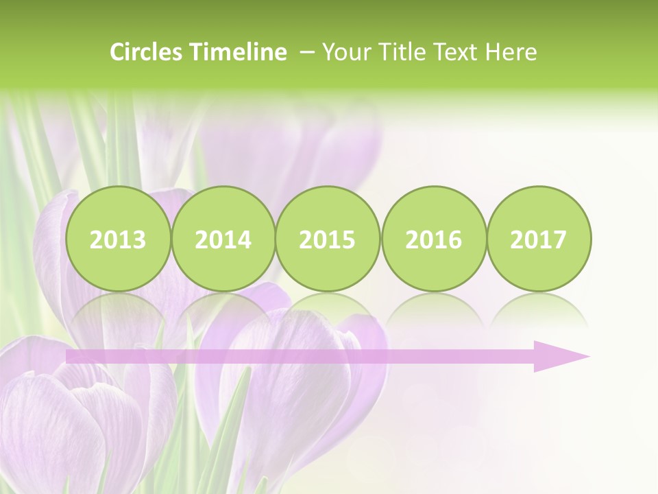 Feminine Plant Floral PowerPoint Template