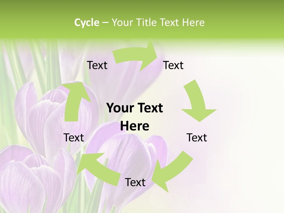 Feminine Plant Floral PowerPoint Template
