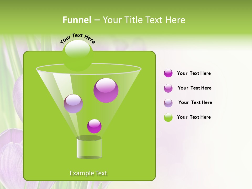 Feminine Plant Floral PowerPoint Template