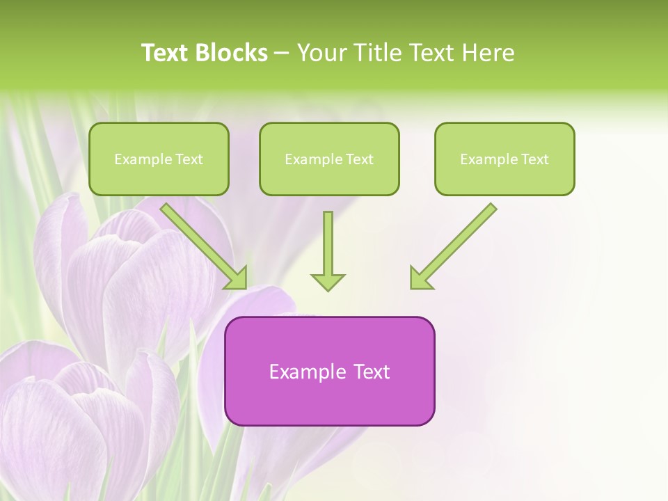 Feminine Plant Floral PowerPoint Template