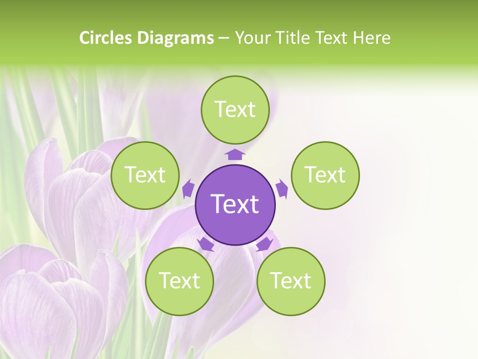 Feminine Plant Floral PowerPoint Template