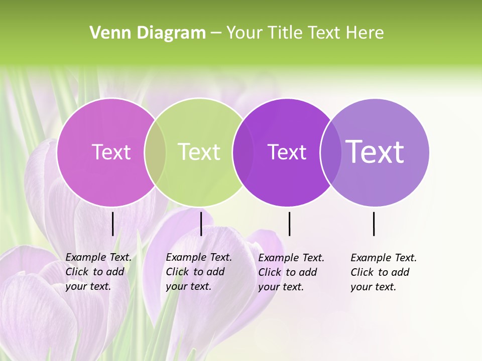 Feminine Plant Floral PowerPoint Template