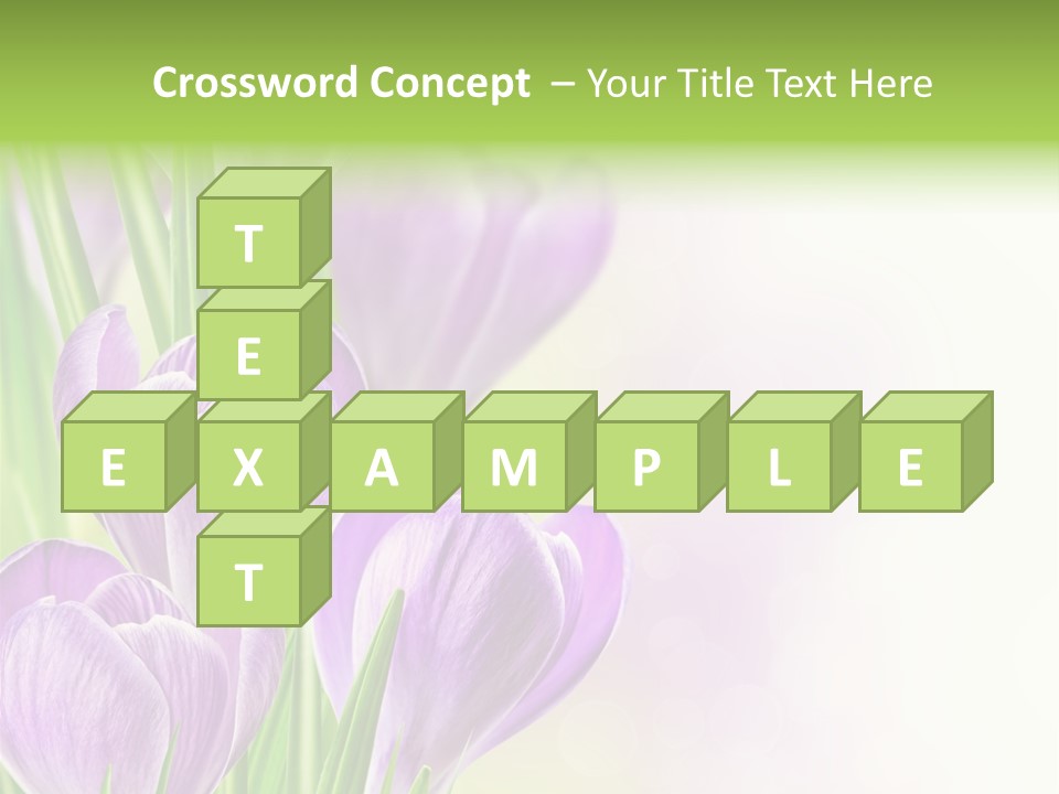 Feminine Plant Floral PowerPoint Template