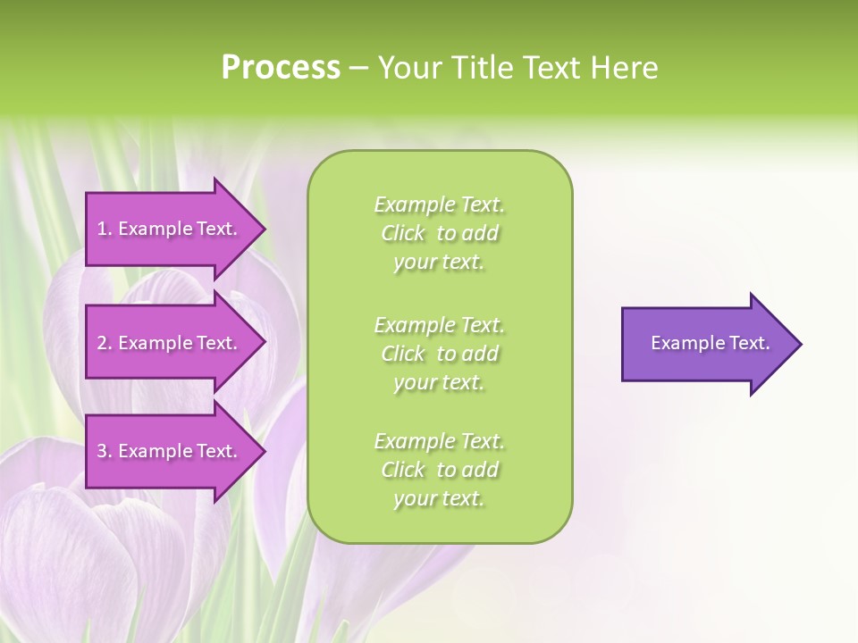 Feminine Plant Floral PowerPoint Template