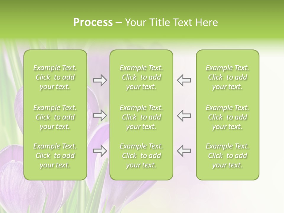 Feminine Plant Floral PowerPoint Template