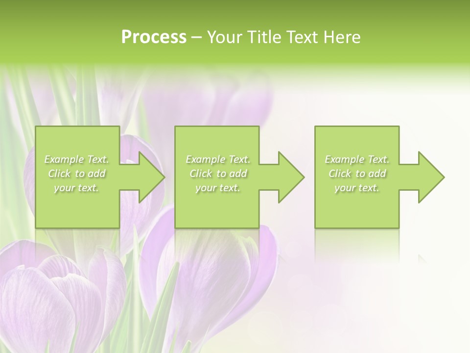 Feminine Plant Floral PowerPoint Template