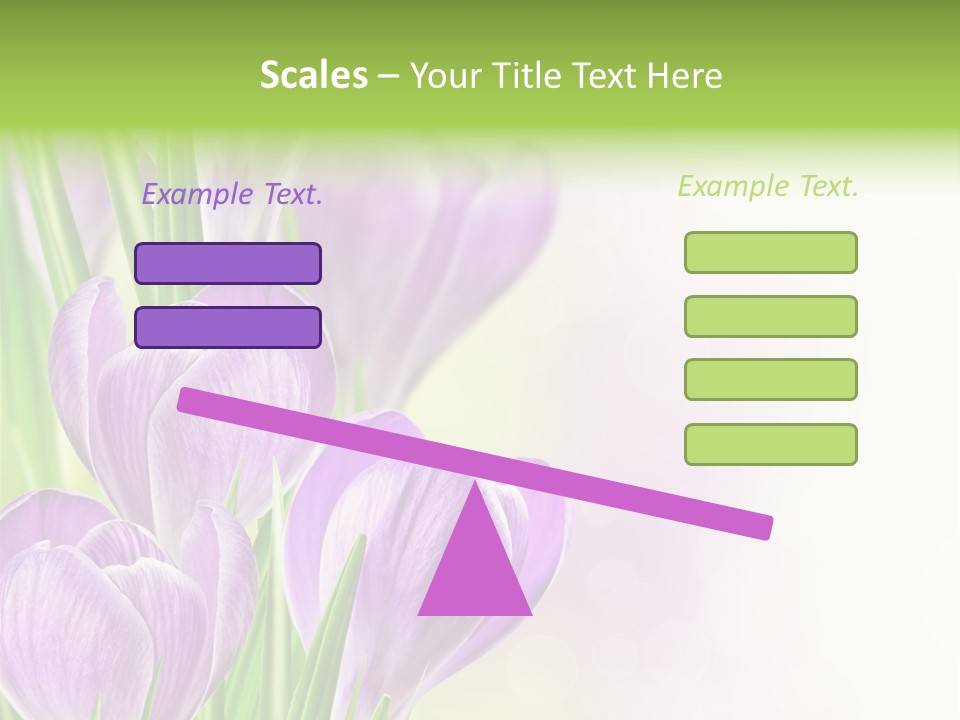 Feminine Plant Floral PowerPoint Template