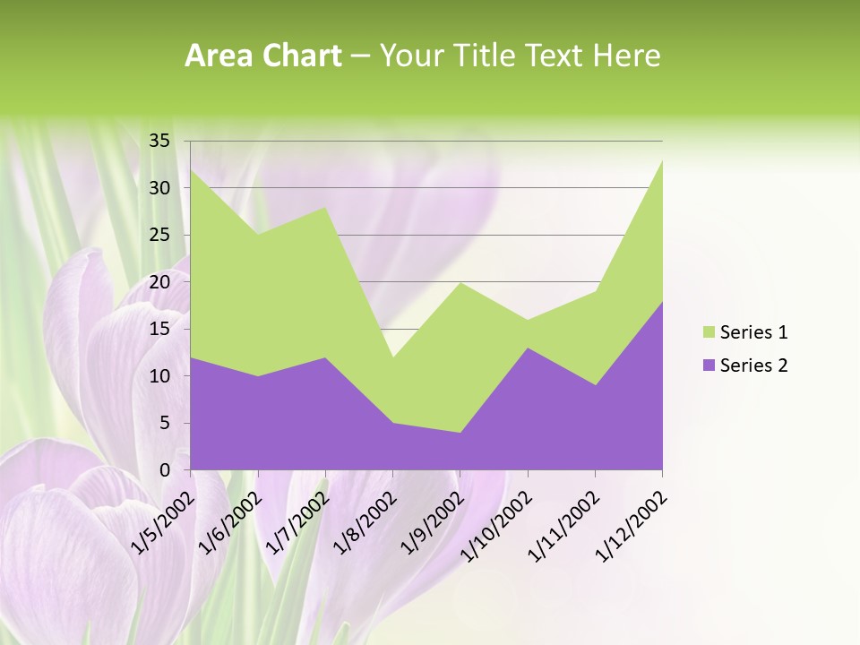 Feminine Plant Floral PowerPoint Template