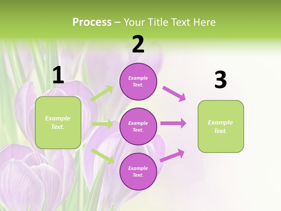 Feminine Plant Floral PowerPoint Template