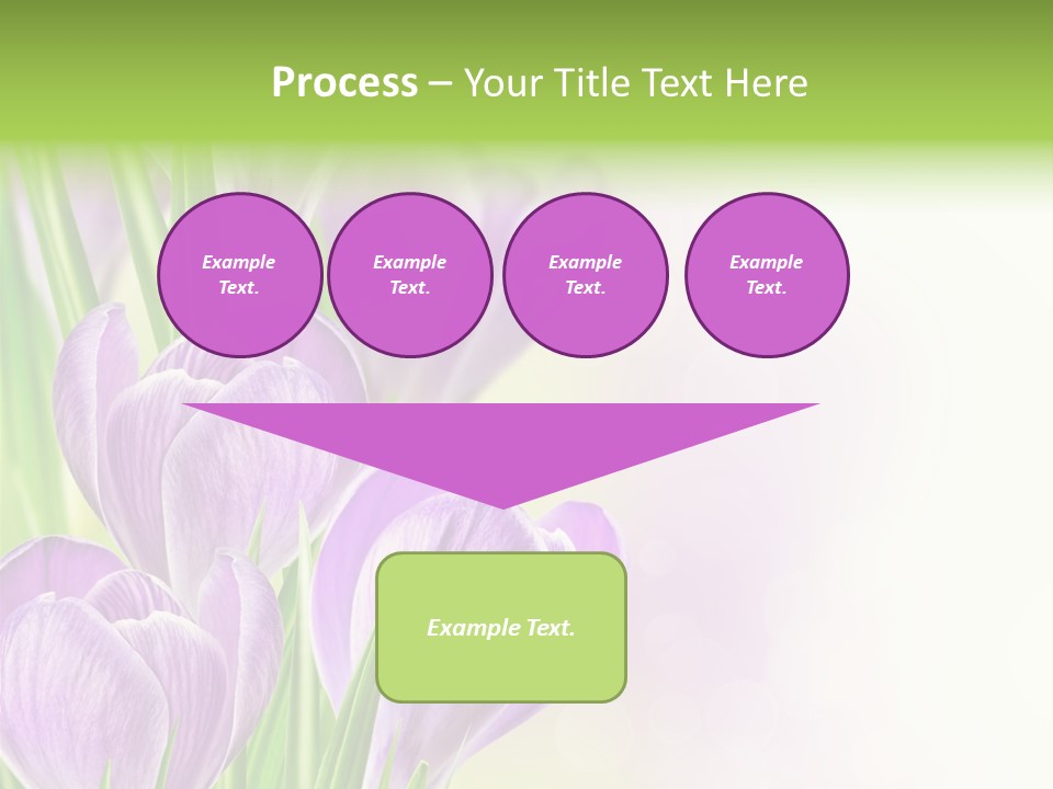 Feminine Plant Floral PowerPoint Template