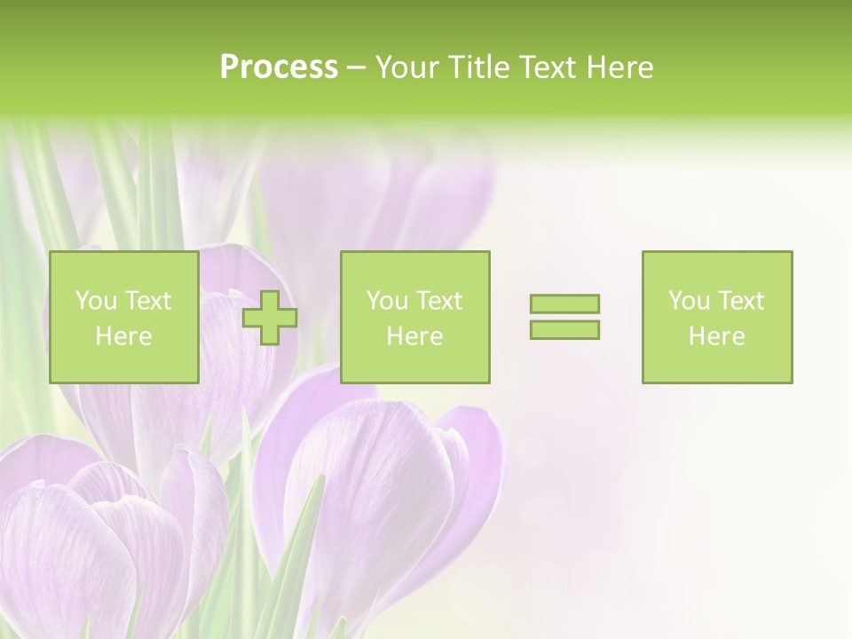 Feminine Plant Floral PowerPoint Template