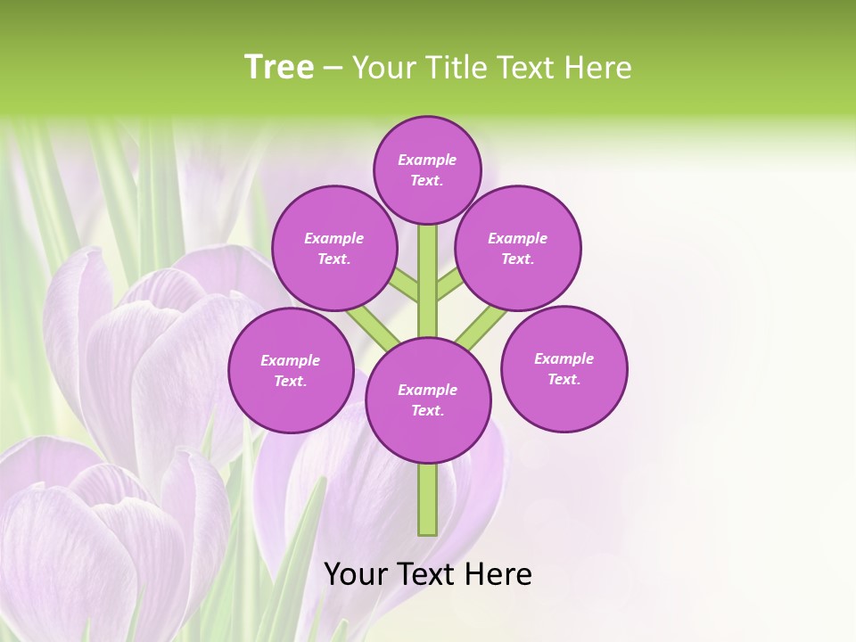 Feminine Plant Floral PowerPoint Template