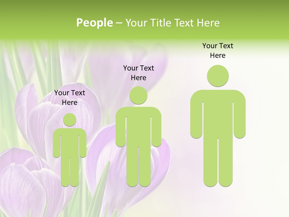 Feminine Plant Floral PowerPoint Template