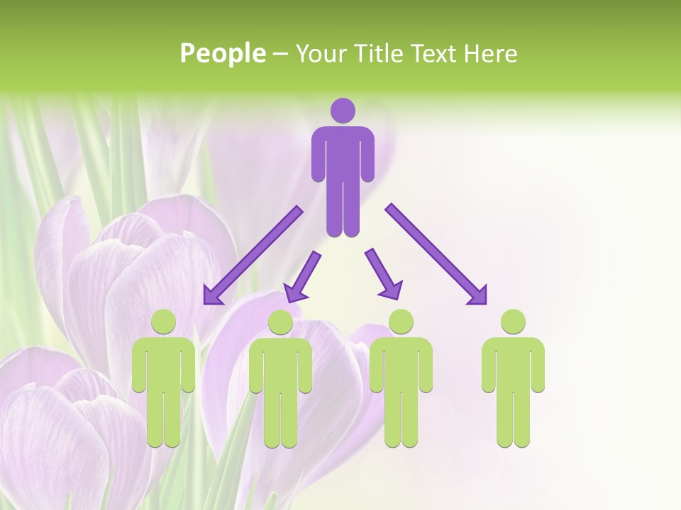 Feminine Plant Floral PowerPoint Template