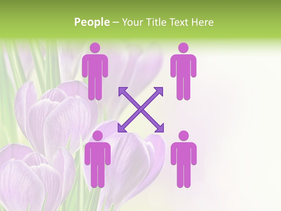 Feminine Plant Floral PowerPoint Template