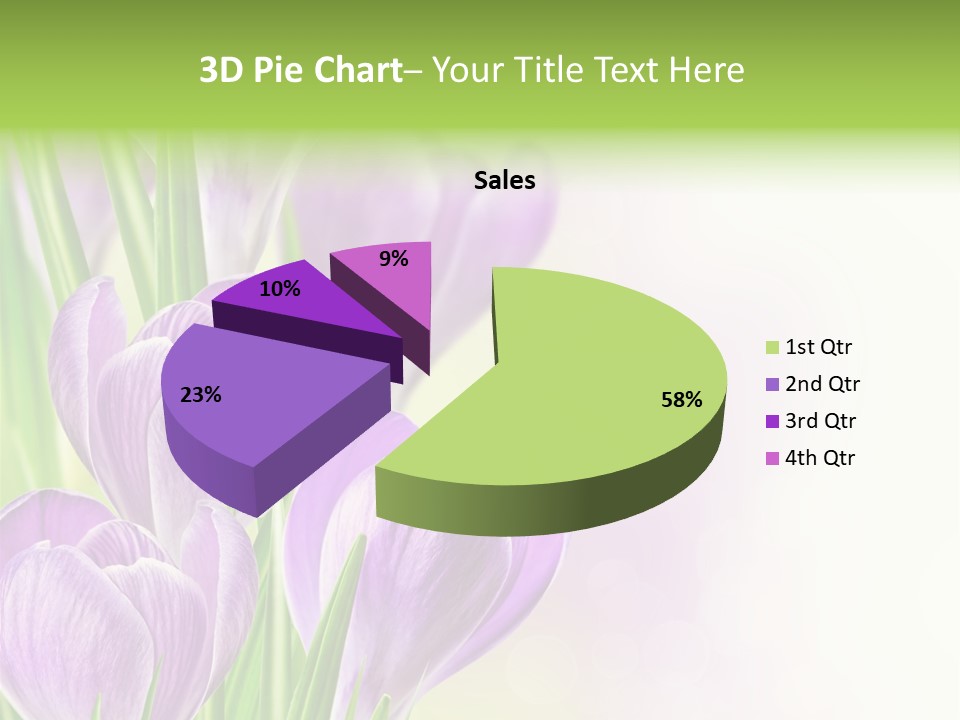 Feminine Plant Floral PowerPoint Template