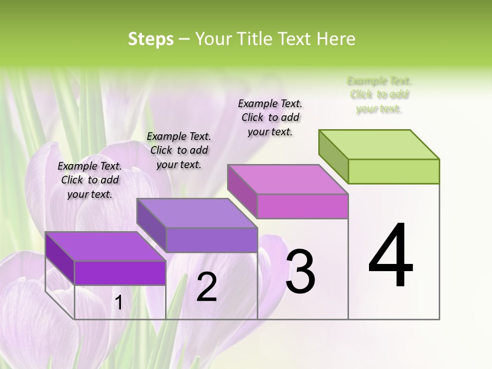 Feminine Plant Floral PowerPoint Template
