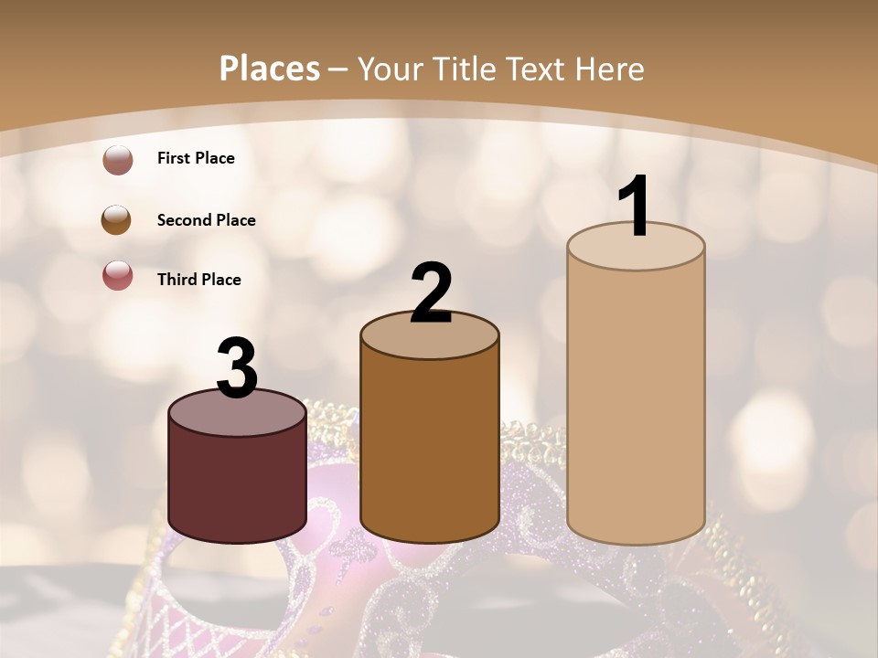 Space Masquerade Accessory PowerPoint Template