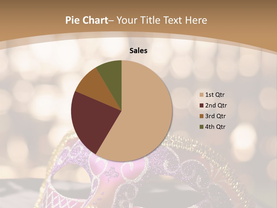 Space Masquerade Accessory PowerPoint Template