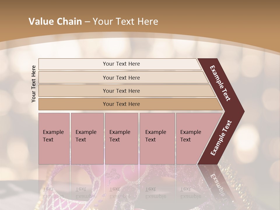 Space Masquerade Accessory PowerPoint Template