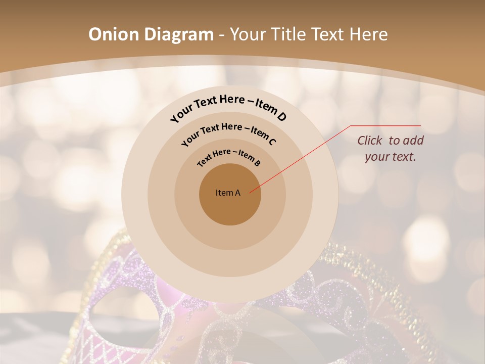 Space Masquerade Accessory PowerPoint Template